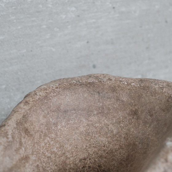 Image 1 of Vintage primitieve stenen kom, jaren 1920
