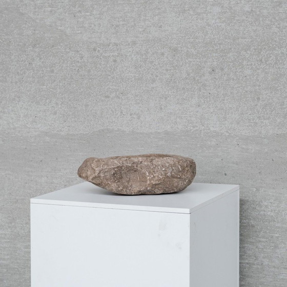 Image 1 of Vintage primitieve stenen kom, jaren 1920