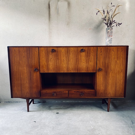 Image 1 of Palissander Highboard Fristho 1960