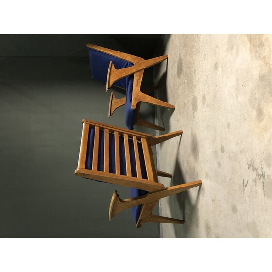 Image 1 of Paar vintage 'Sliedrecht' fauteuils in multiplex en laminaat van Wim Van Gelderen voor Spectrum, 1950