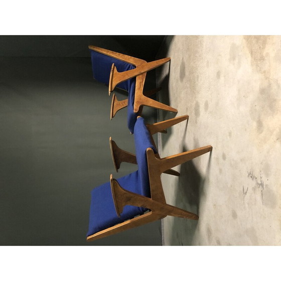 Image 1 of Paar vintage 'Sliedrecht' fauteuils in multiplex en laminaat van Wim Van Gelderen voor Spectrum, 1950