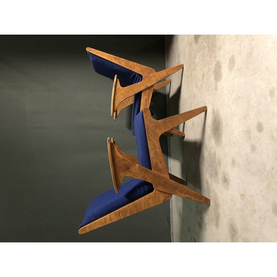 Image 1 of Paar vintage 'Sliedrecht' fauteuils in multiplex en laminaat van Wim Van Gelderen voor Spectrum, 1950