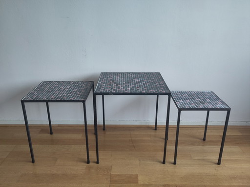 Metalen Nesting Tables Mozaïek 