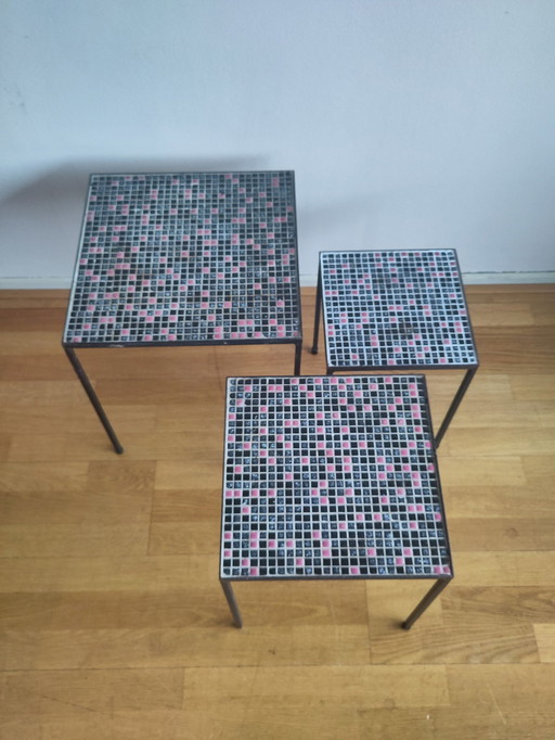 Metalen Nesting Tables Mozaïek 