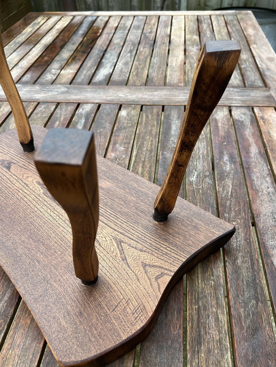 Image 1 of Brutalist Vintage Bijzettafeltje – Tijdloos Design uit de Jaren ’60-’70