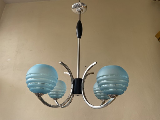 Hanglamp Lamp Art Deco Frans