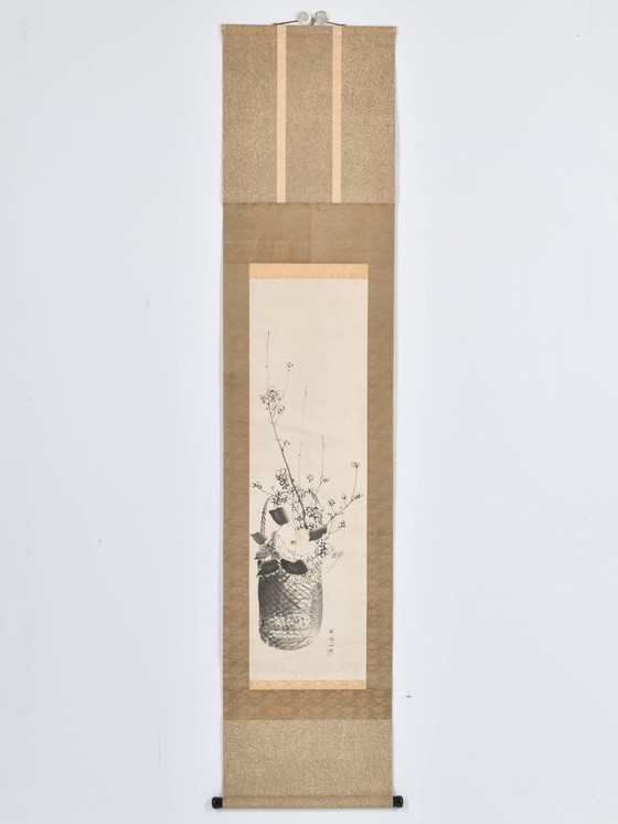 Image 1 of Japanse scroll van papier