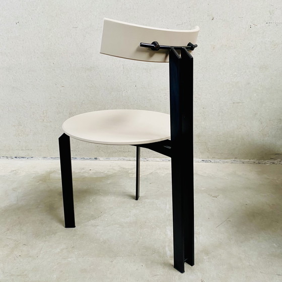 Image 1 of Harvink ZETA minimalistische eetkamerstoelen Dutch Design 1980