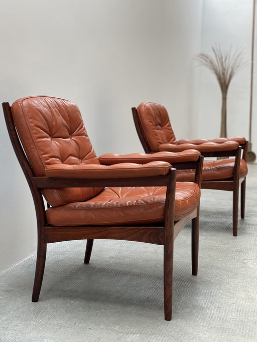 2X Fauteuil Gunnar Kentemo Voor Göte-Möbler Nässjö / G-Möbler, Zweden 1960Er