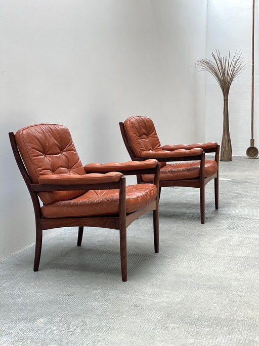 2X Fauteuil Gunnar Kentemo Voor Göte-Möbler Nässjö / G-Möbler, Zweden 1960Er