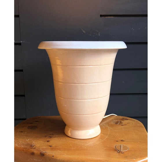 Image 1 of Vintage art deco keramische lamp van Primavera