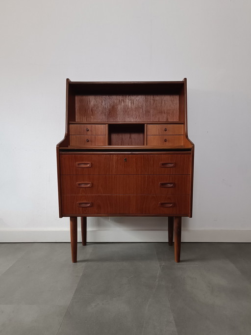 Vintage Deense Secretaire Door Hanbjerg Møbelfabrik