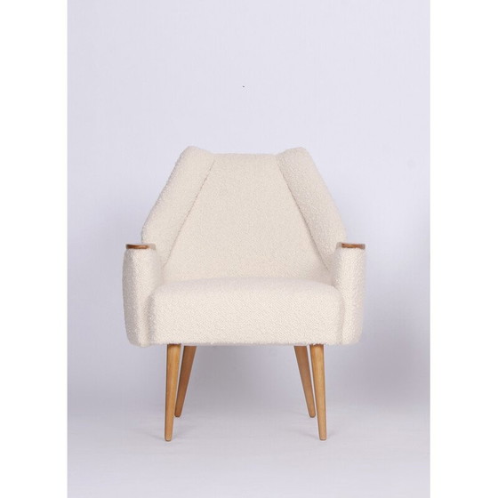 Image 1 of Mid Century boucle fauteuil, 1960
