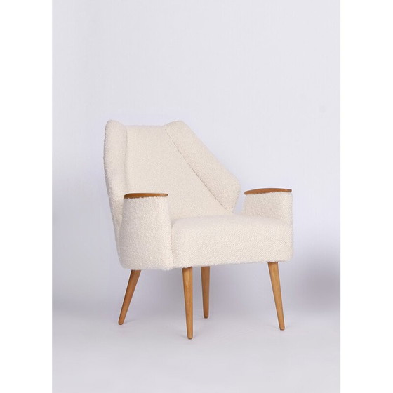 Image 1 of Mid Century boucle fauteuil, 1960
