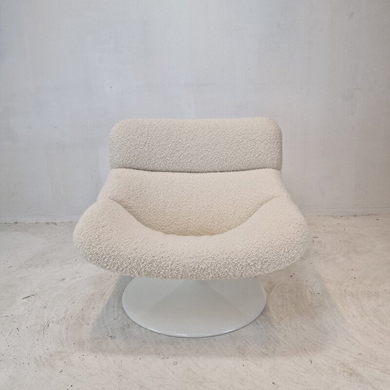 Image 1 of Vintage fauteuil met voetenbank in hout en metaal van Geoffrey Harcourt voor Artifort, 1970
