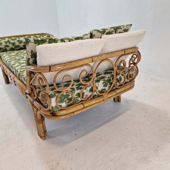 Image 1 of Vintage bamboe daybed, Italië 1960