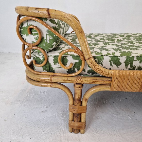 Image 1 of Vintage bamboe daybed, Italië 1960