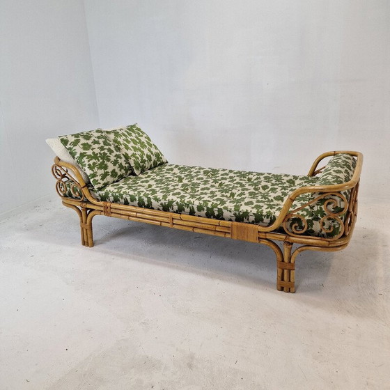 Image 1 of Vintage bamboe daybed, Italië 1960