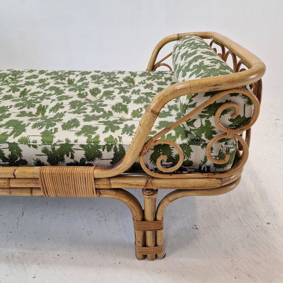 Image 1 of Vintage bamboe daybed, Italië 1960