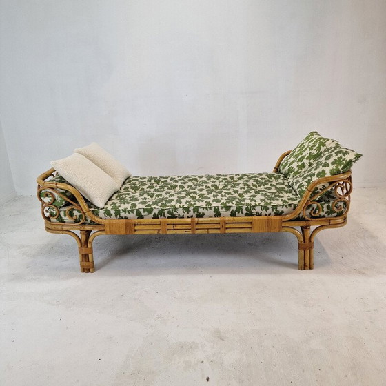 Image 1 of Vintage bamboe daybed, Italië 1960