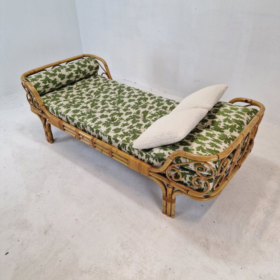 Image 1 of Vintage bamboe daybed, Italië 1960