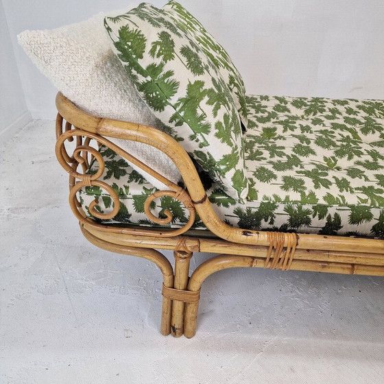 Image 1 of Vintage bamboe daybed, Italië 1960