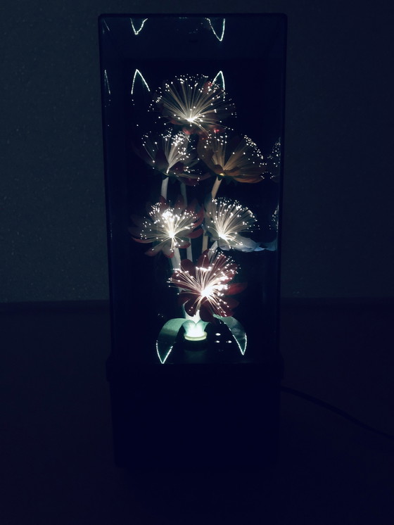 Image 1 of Vintage Psychedelische Lamp - R.O.C - Glasvezel - Ruimtetijdperk - 1970