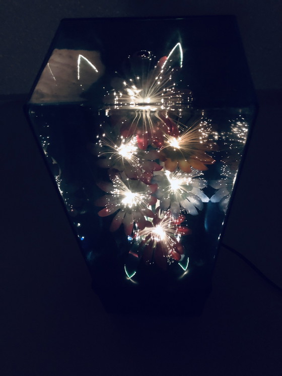 Image 1 of Vintage Psychedelische Lamp - R.O.C - Glasvezel - Ruimtetijdperk - 1970