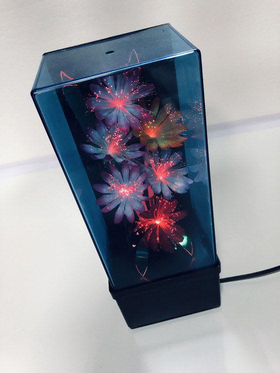 Image 1 of Vintage Psychedelische Lamp - R.O.C - Glasvezel - Ruimtetijdperk - 1970