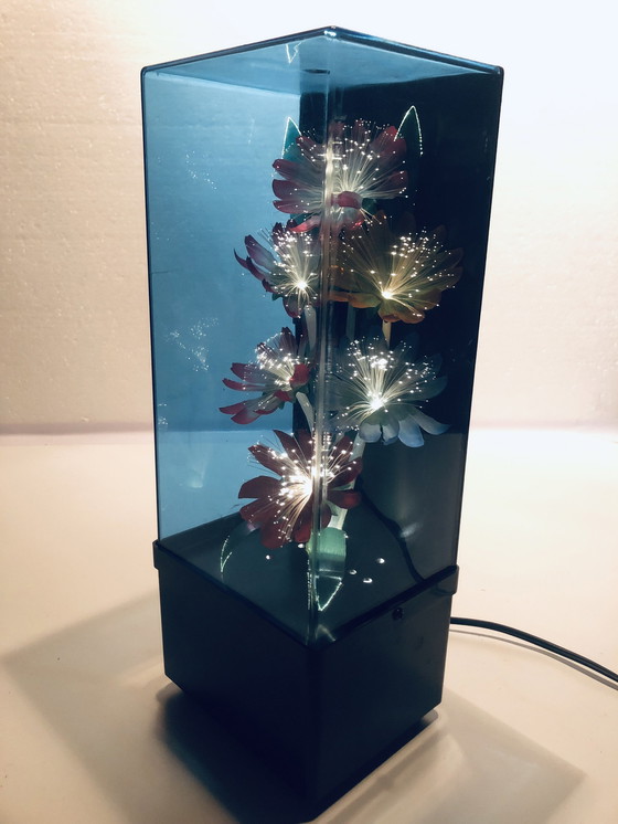 Image 1 of Vintage Psychedelische Lamp - R.O.C - Glasvezel - Ruimtetijdperk - 1970