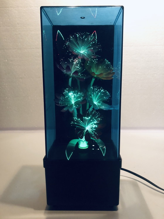 Image 1 of Vintage Psychedelische Lamp - R.O.C - Glasvezel - Ruimtetijdperk - 1970