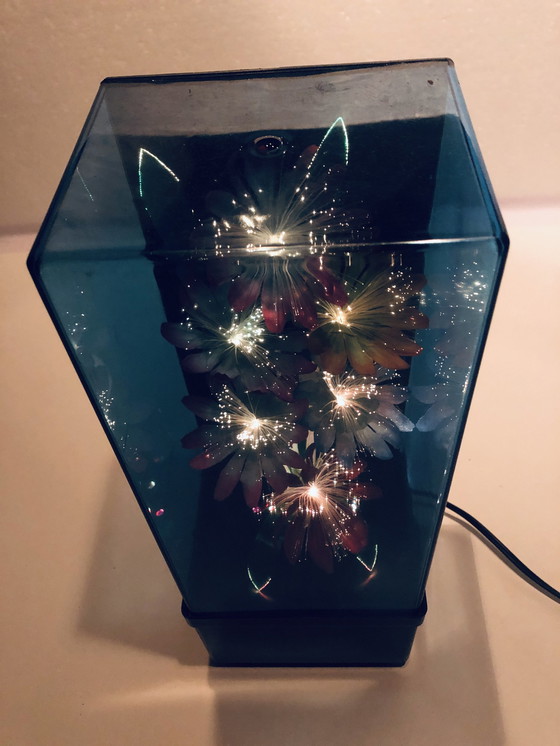 Image 1 of Vintage Psychedelische Lamp - R.O.C - Glasvezel - Ruimtetijdperk - 1970