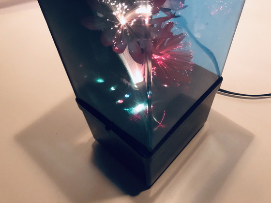 Image 1 of Vintage Psychedelische Lamp - R.O.C - Glasvezel - Ruimtetijdperk - 1970