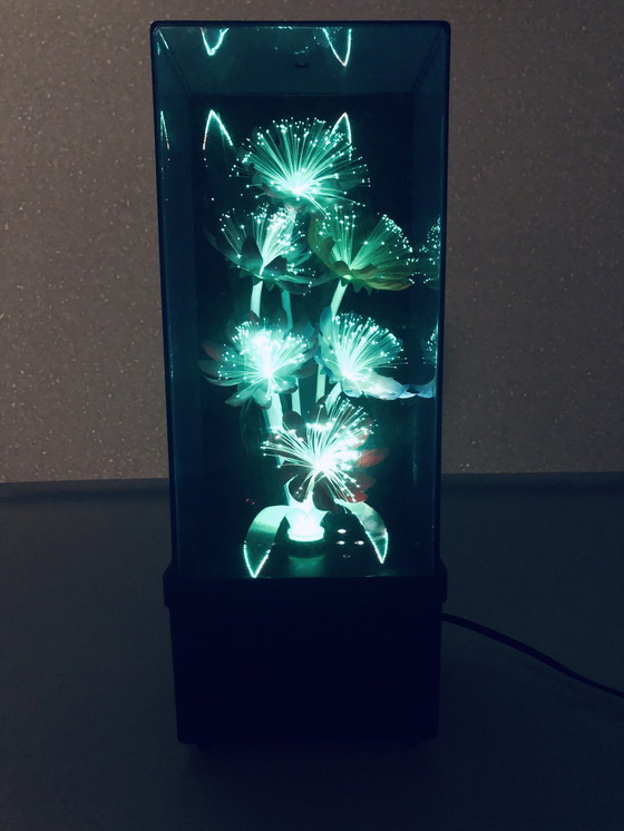 Image 1 of Vintage Psychedelische Lamp - R.O.C - Glasvezel - Ruimtetijdperk - 1970