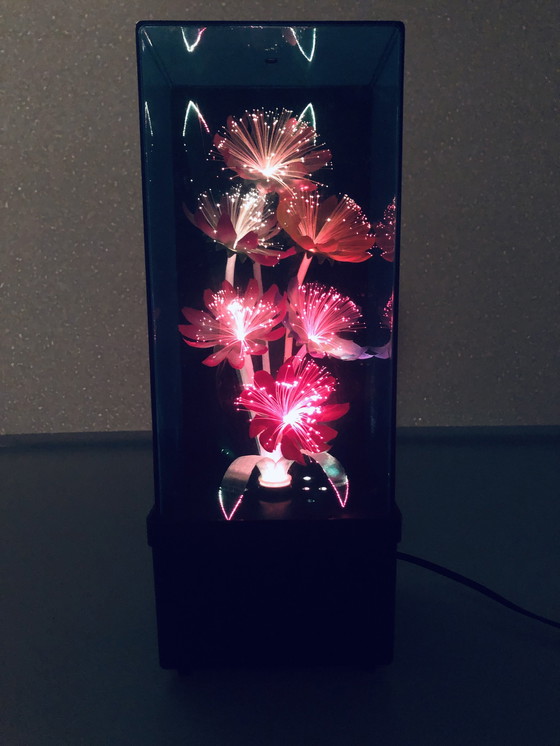 Image 1 of Vintage Psychedelische Lamp - R.O.C - Glasvezel - Ruimtetijdperk - 1970