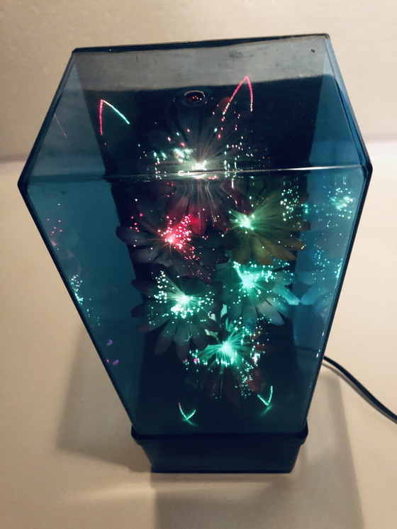 Image 1 of Vintage Psychedelische Lamp - R.O.C - Glasvezel - Ruimtetijdperk - 1970