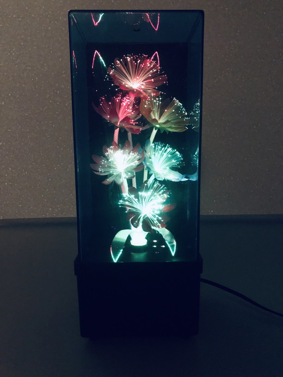 Image 1 of Vintage Psychedelische Lamp - R.O.C - Glasvezel - Ruimtetijdperk - 1970