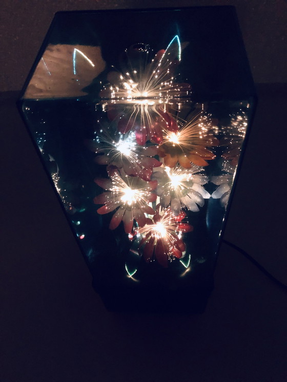Image 1 of Vintage Psychedelische Lamp - R.O.C - Glasvezel - Ruimtetijdperk - 1970