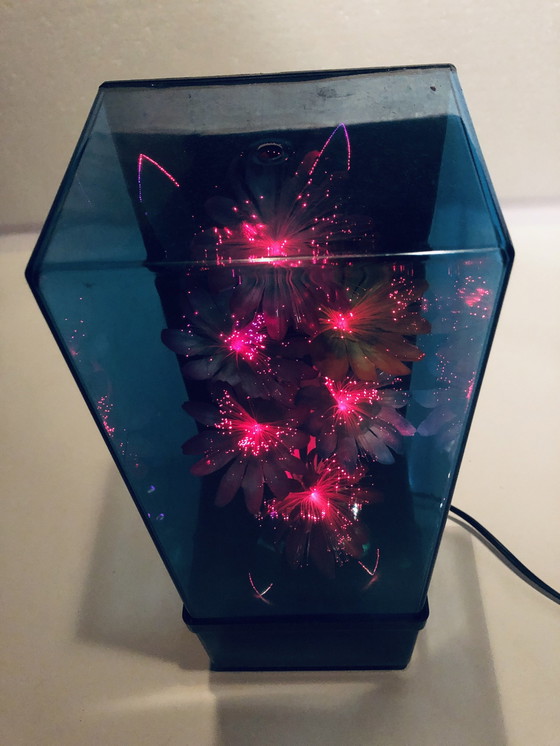 Image 1 of Vintage Psychedelische Lamp - R.O.C - Glasvezel - Ruimtetijdperk - 1970
