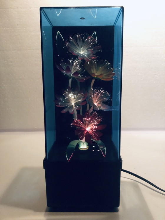 Image 1 of Vintage Psychedelische Lamp - R.O.C - Glasvezel - Ruimtetijdperk - 1970