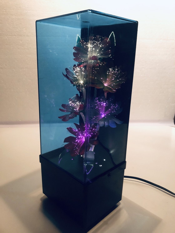 Image 1 of Vintage Psychedelische Lamp - R.O.C - Glasvezel - Ruimtetijdperk - 1970
