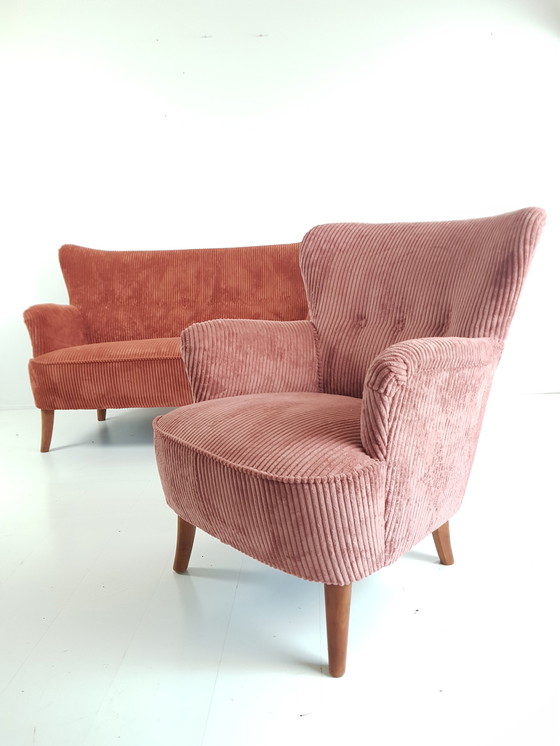 Image 1 of Artifort Theo Ruth sofa en fauteuil bankstel 