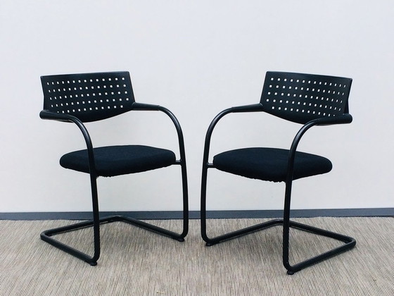 Image 1 of 6 Antonio Citterio / Vitra Stoelen # Vintage 90S # Armstoelen