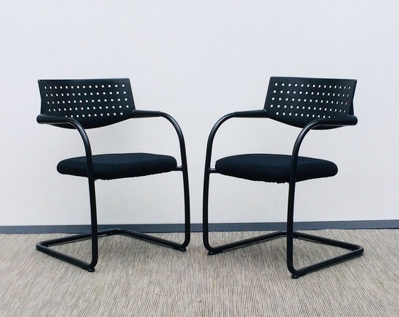 Image 1 of 6 Antonio Citterio / Vitra Stoelen # Vintage 90S # Armstoelen