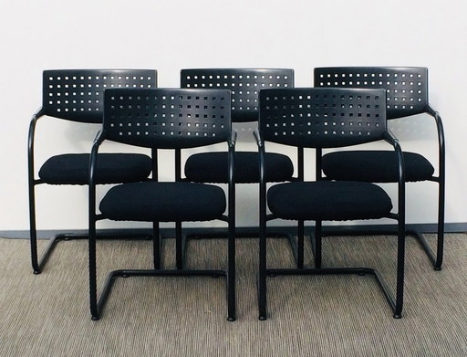 6 Antonio Citterio / Vitra Stoelen # Vintage 90S # Armstoelen