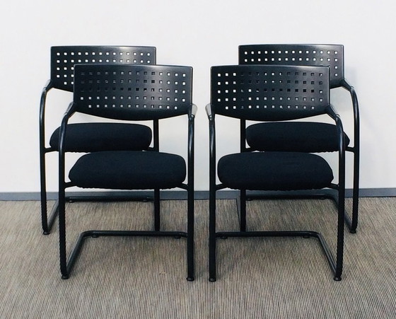 Image 1 of 6 Antonio Citterio / Vitra Stoelen # Vintage 90S # Armstoelen