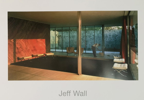 Image 1 of Jeff Wall: “Morning Cleaning”.