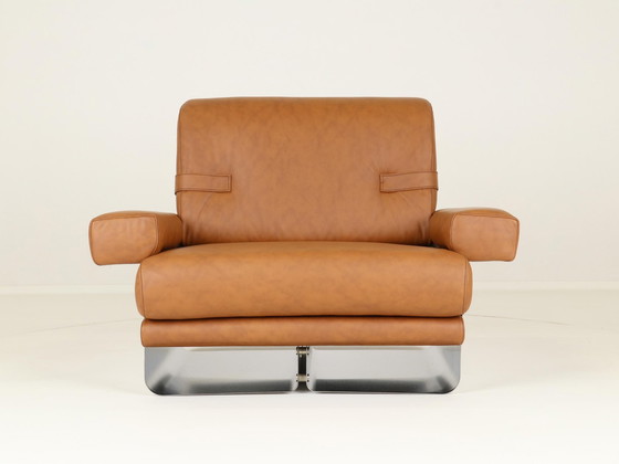 Image 1 of Loungestoelen door Xavier Féal voor Inox Industrie Frankrijk, 1970S