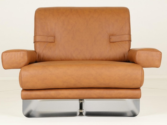 Image 1 of Loungestoelen door Xavier Féal voor Inox Industrie Frankrijk, 1970S