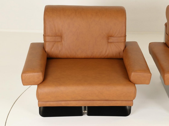 Image 1 of Loungestoelen door Xavier Féal voor Inox Industrie Frankrijk, 1970S